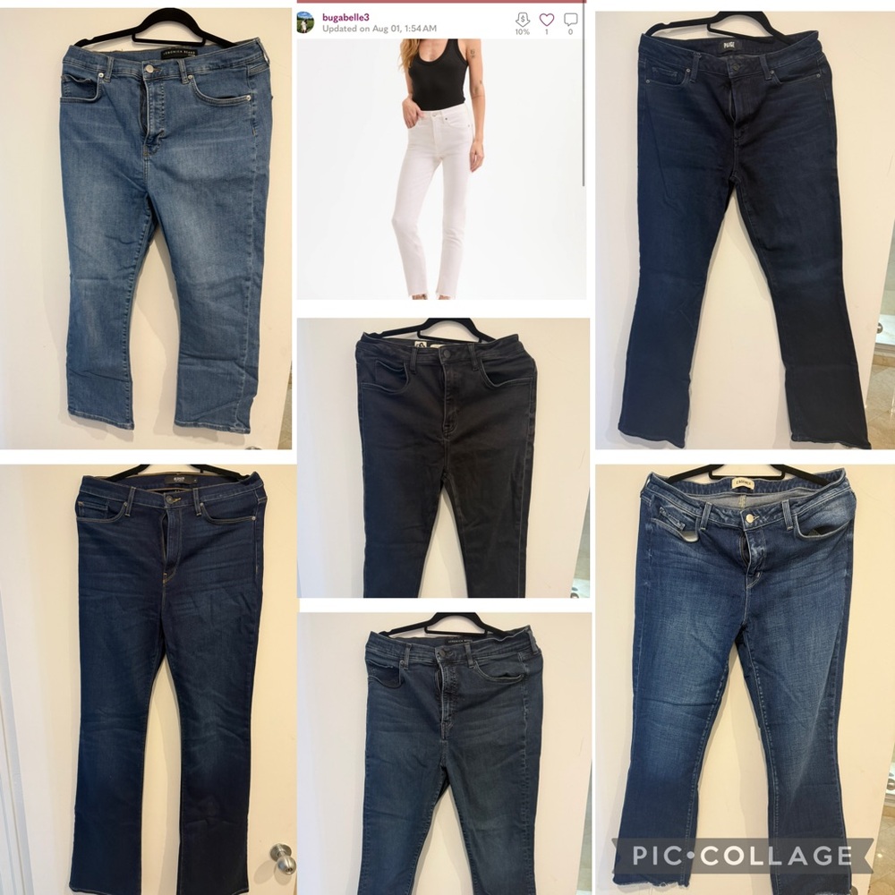 5 Designer Jeans Veronica Beard, Hudson, Paige, Ted Baker